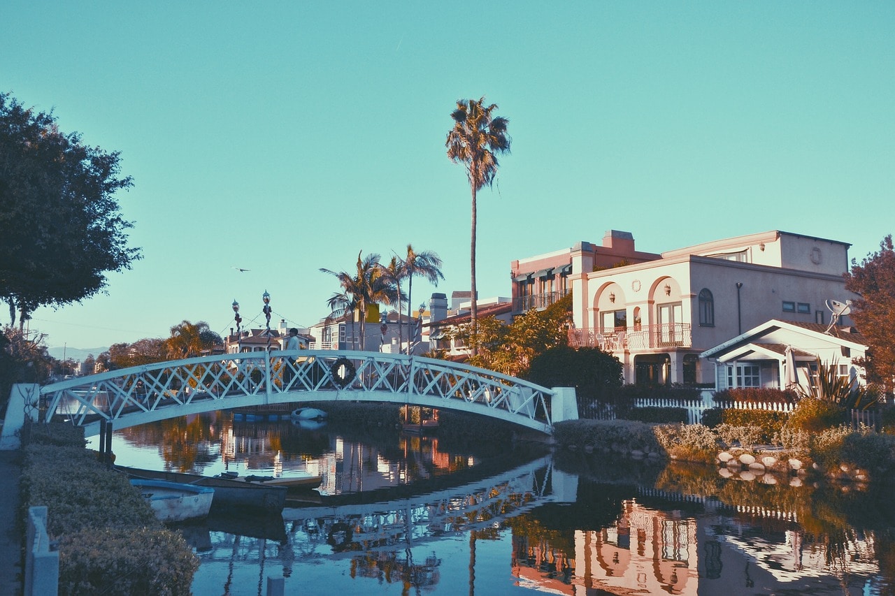 Venice Canals in California