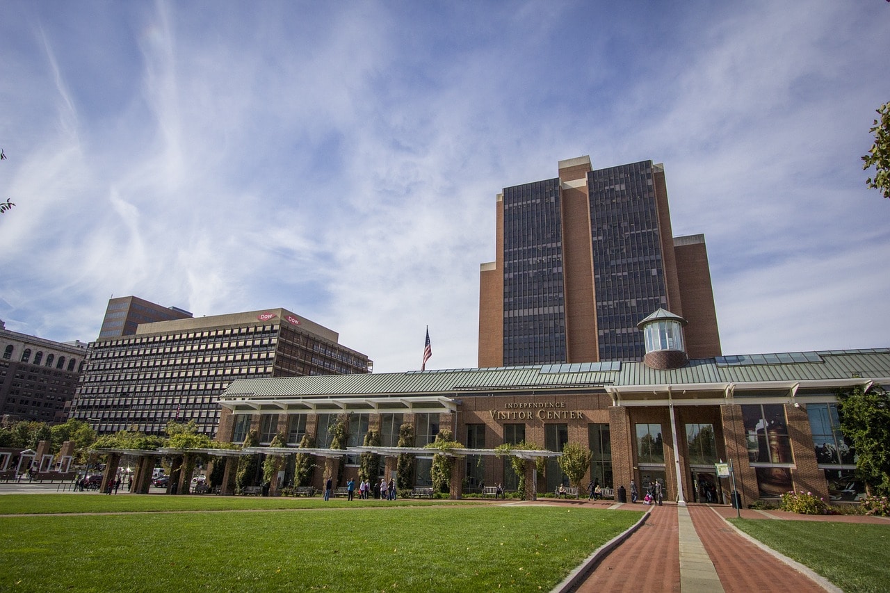 The Independence Visitor Center in Philadelphia