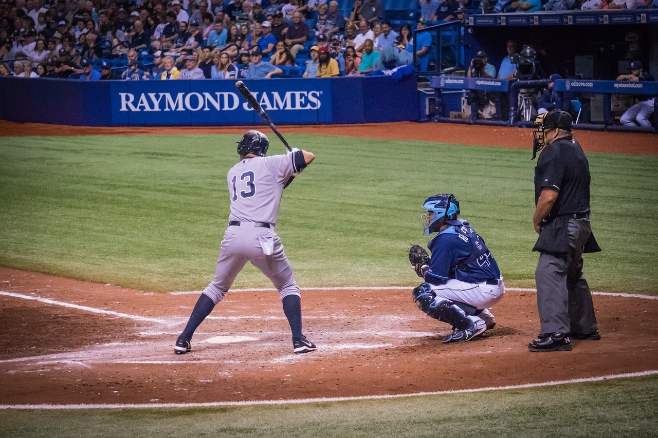 Tampa Bay Rays against New York Yankees at Tropicana, St. Petersburg