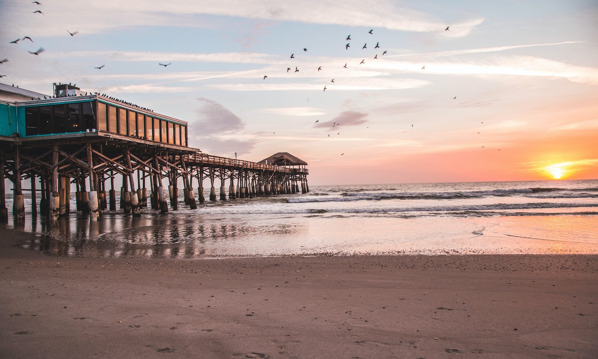 The Cocoa Beach Pier, Florida