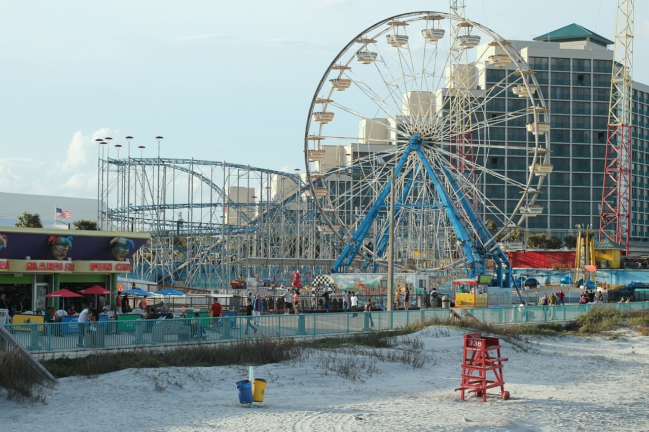 Fair and amusement park at Daytona Beach