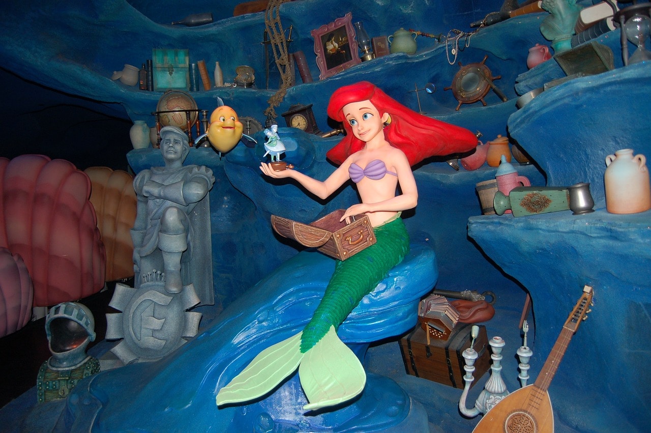 The Little Mermaid in Fantasyland at the Ancient Kingdom in Orlando