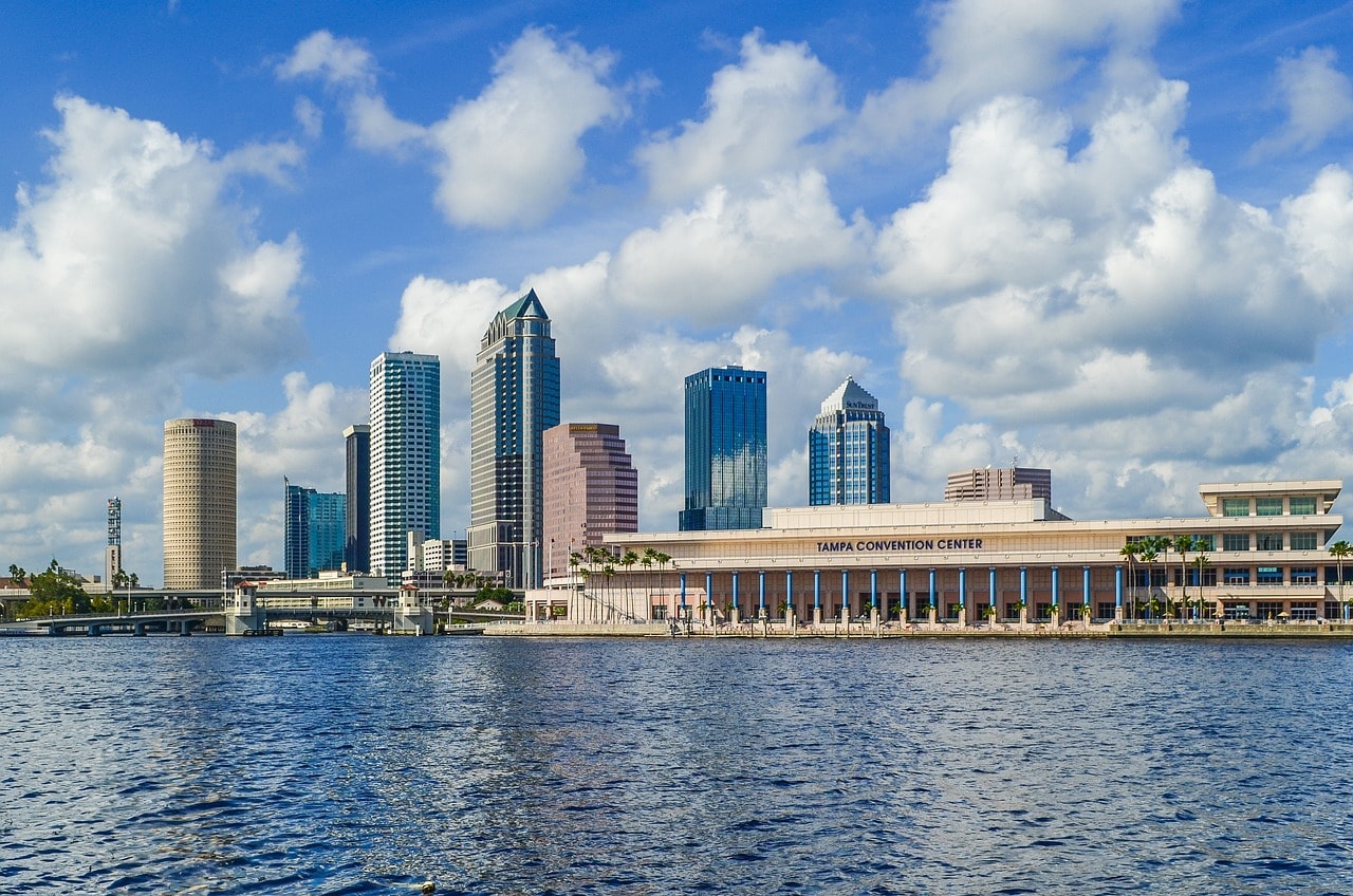 Hillsborough River in Downtown Tampa Florida