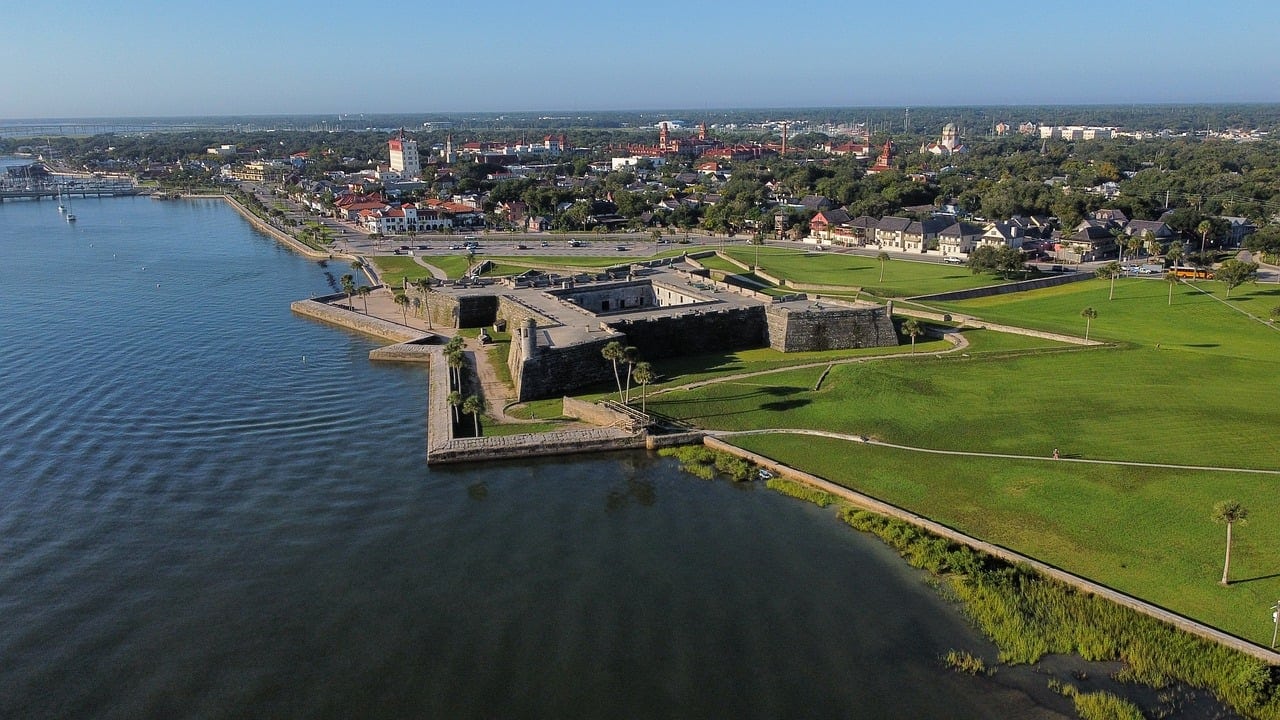 Castillo de San Marcos on the St. Augustine coastline
