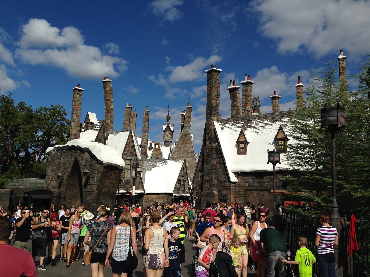 Hogsmeade Village in Universal Islands of Adventure in Orlando, Florida