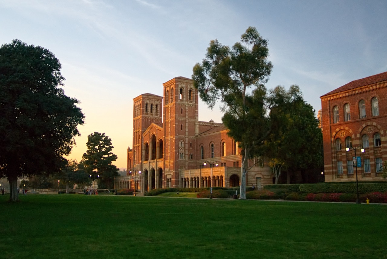 Royce Hall on UCLA's campus in Westwood, Los Angeles