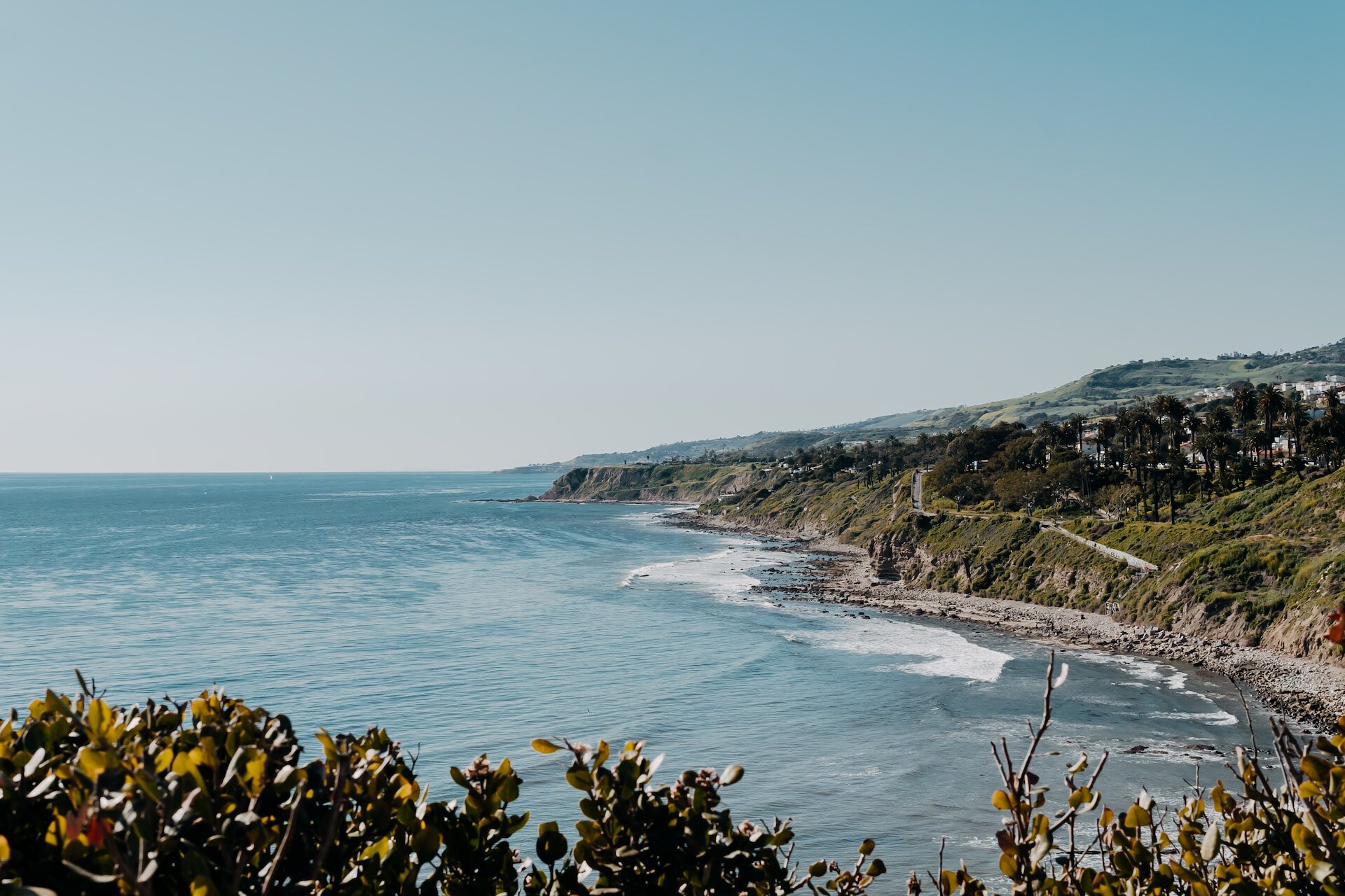 View of the Pacific Ocean from Point Fermin Park in San Pedro