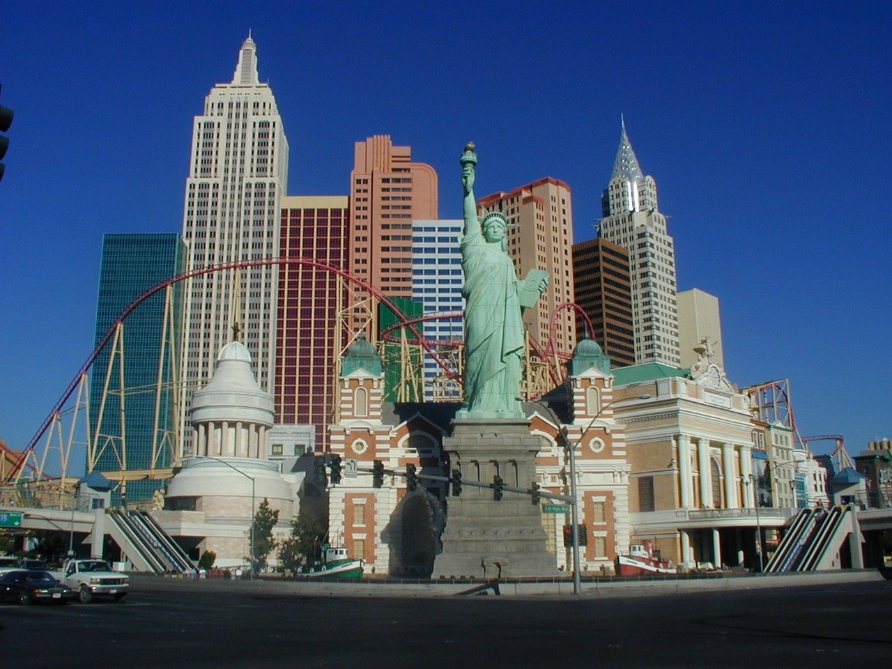 The Manhattan skyline at the New York-New York Hotel and Casino in Las Vegas