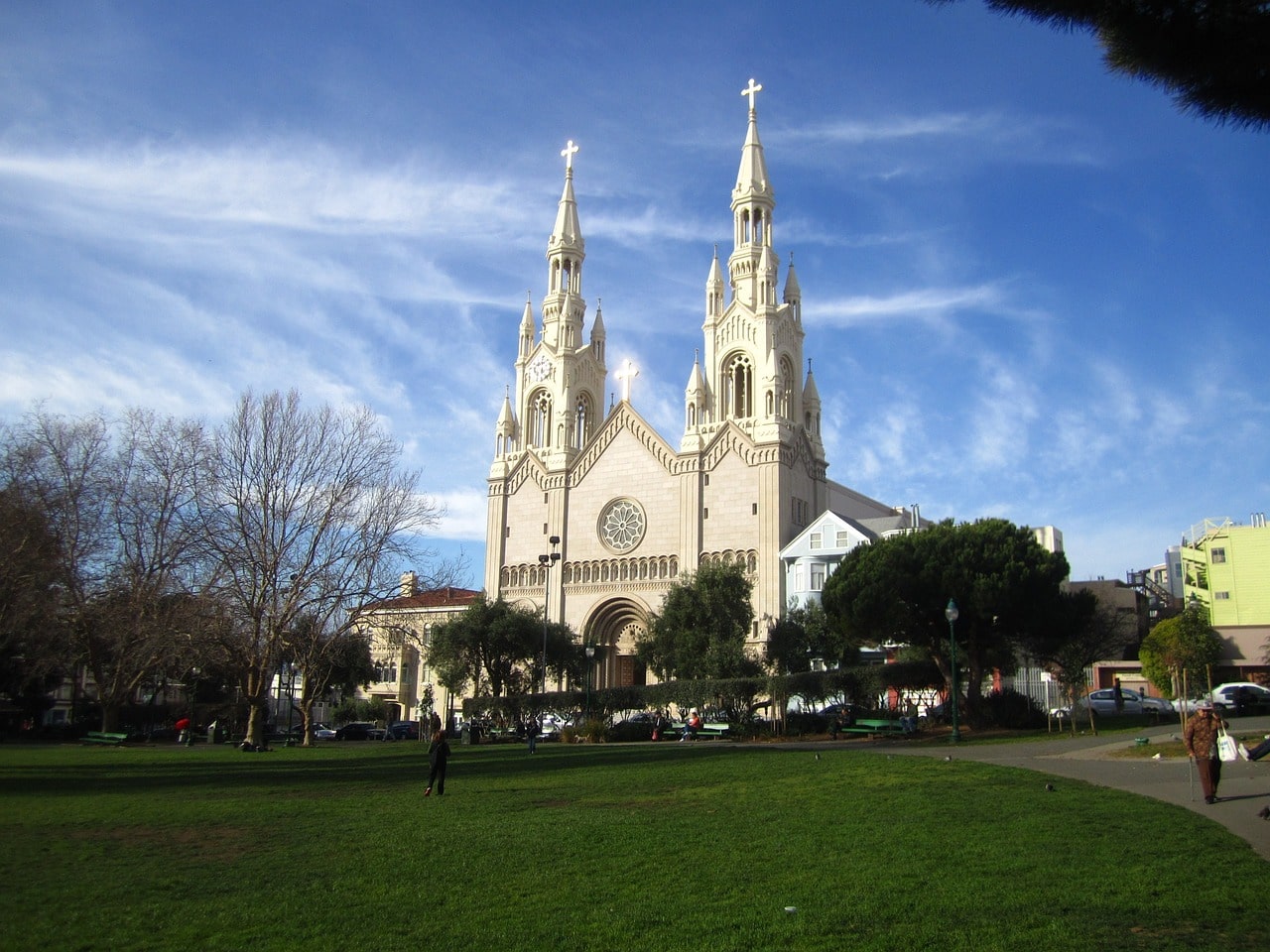 Saints Peter and Paul Church in Washington Square, San Francisco