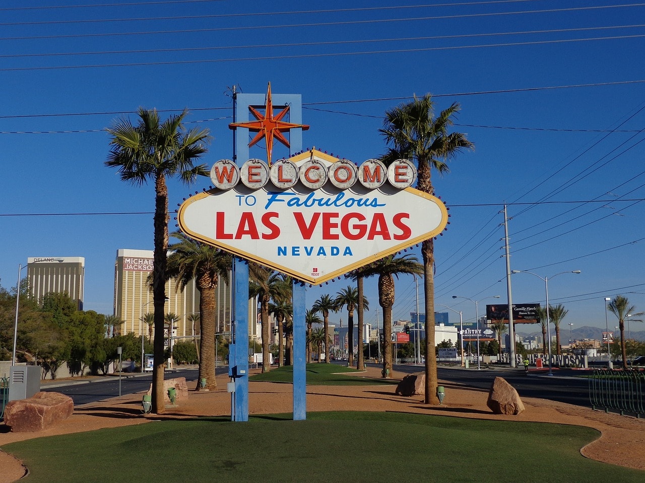 The famous Las Vegas sign