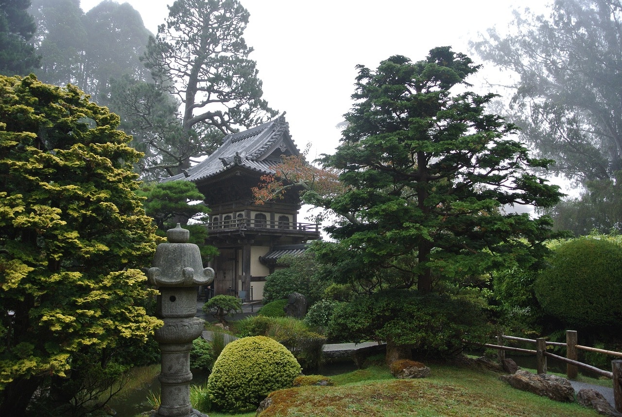 Pagoda in the Japanese Tea Garden, Golden Gate Park, San Francisco