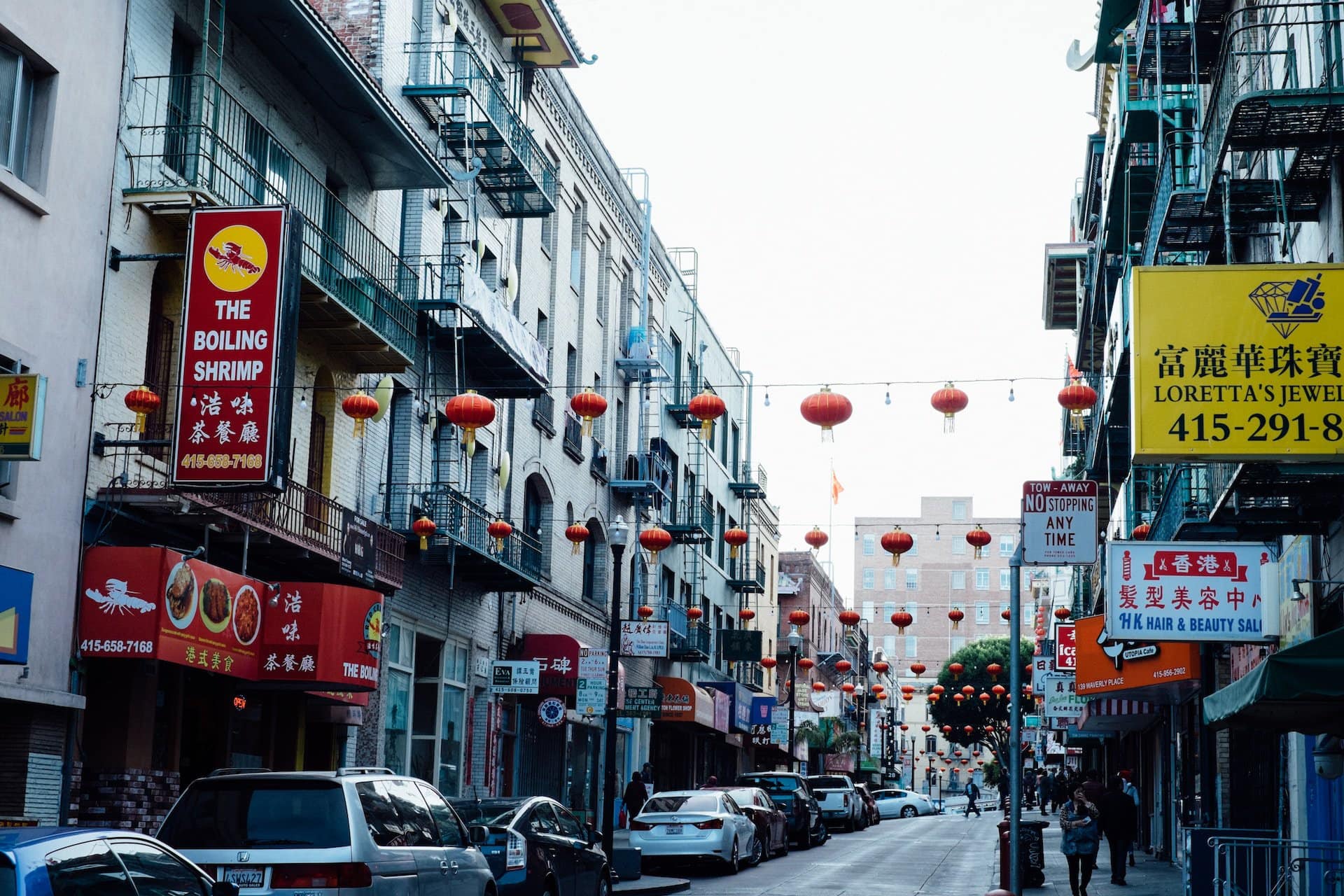 The streets of San Francisco's Chinatown