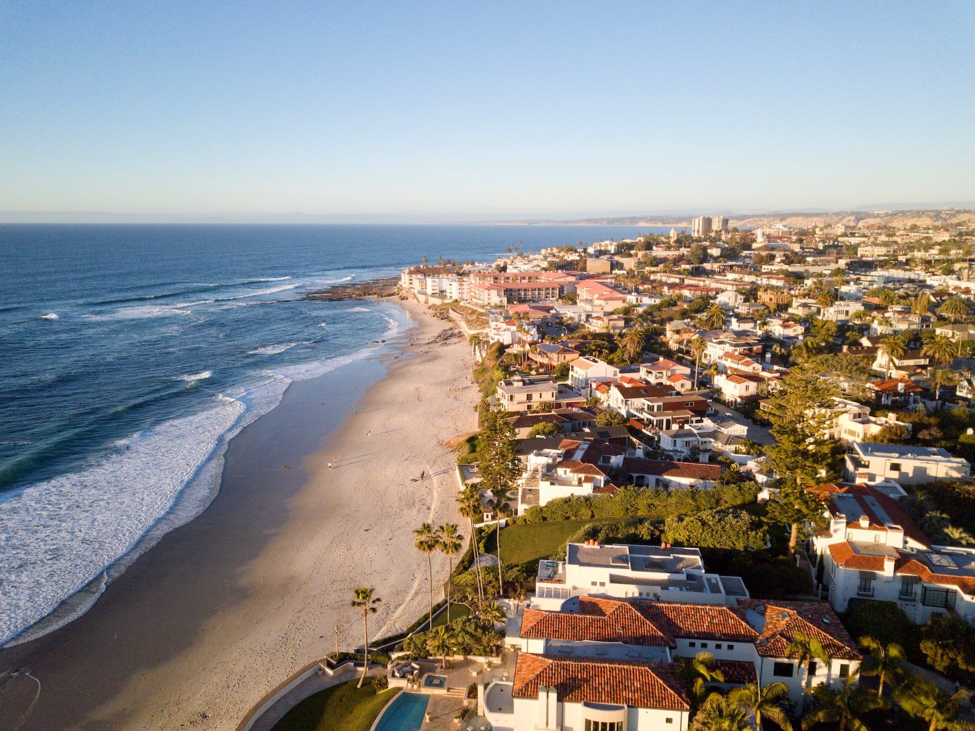 La Jolla Beach north of San Diego