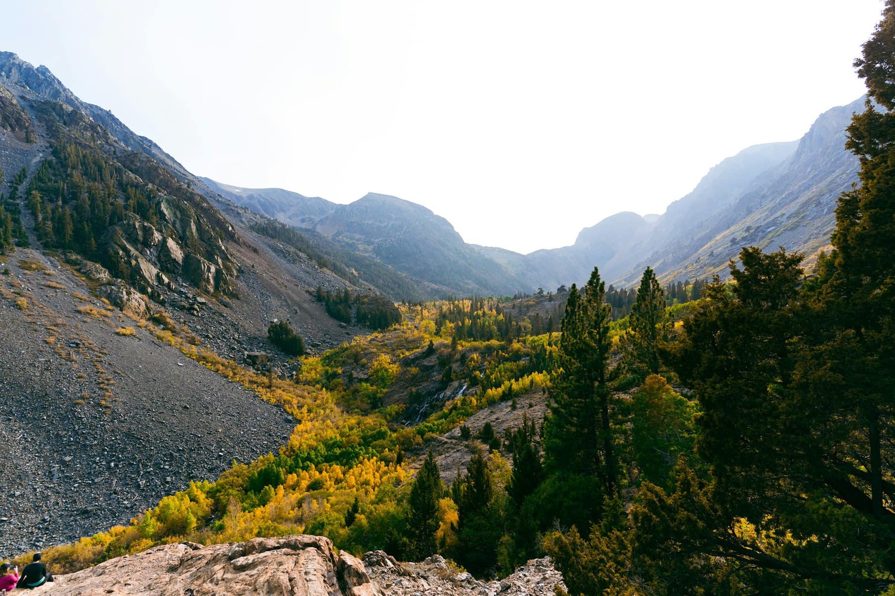 Lundy Canyon east of Yosemite Park in the Sierra Nevada Mountains
