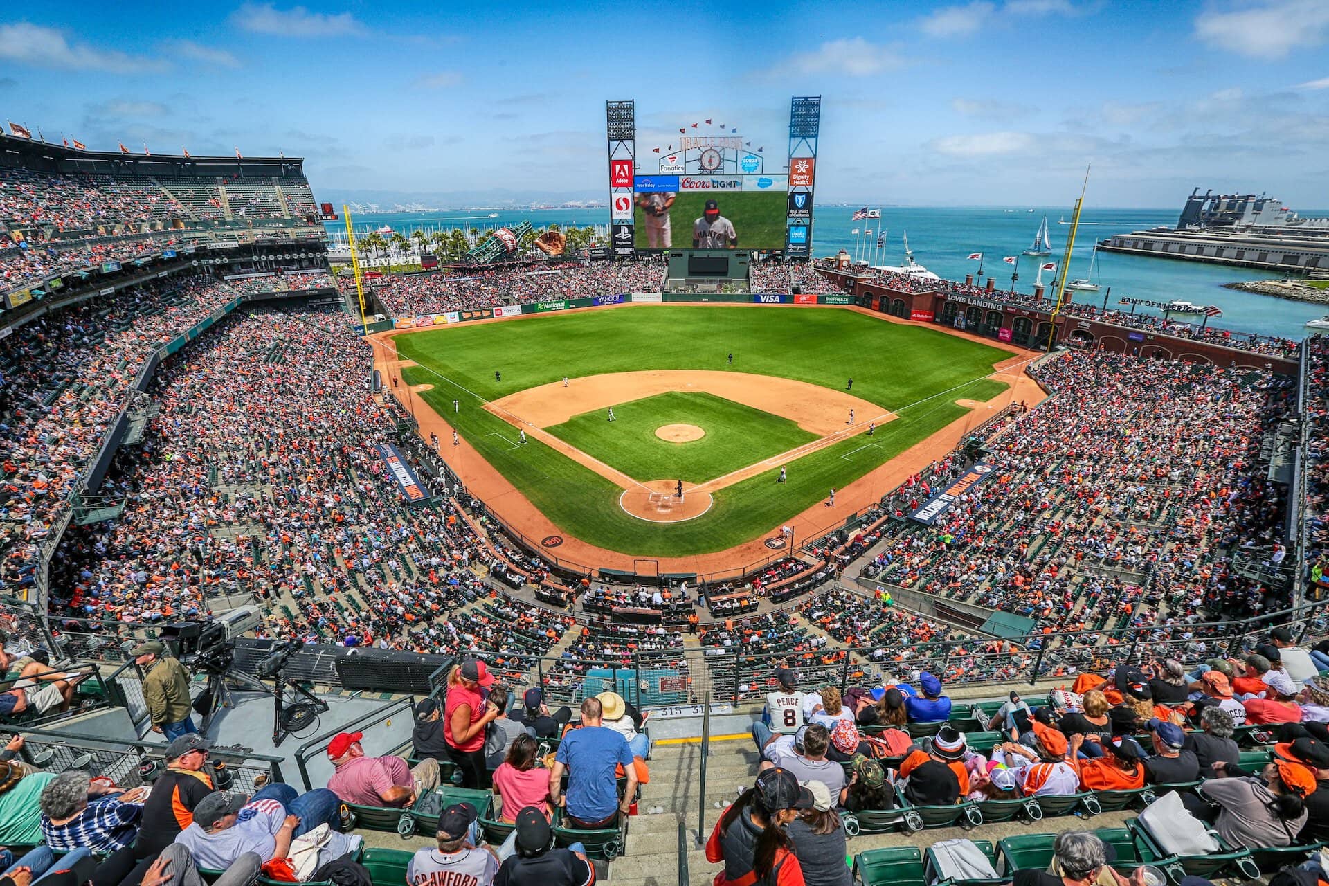 Oracle Park in San Francisco, home of the Giants