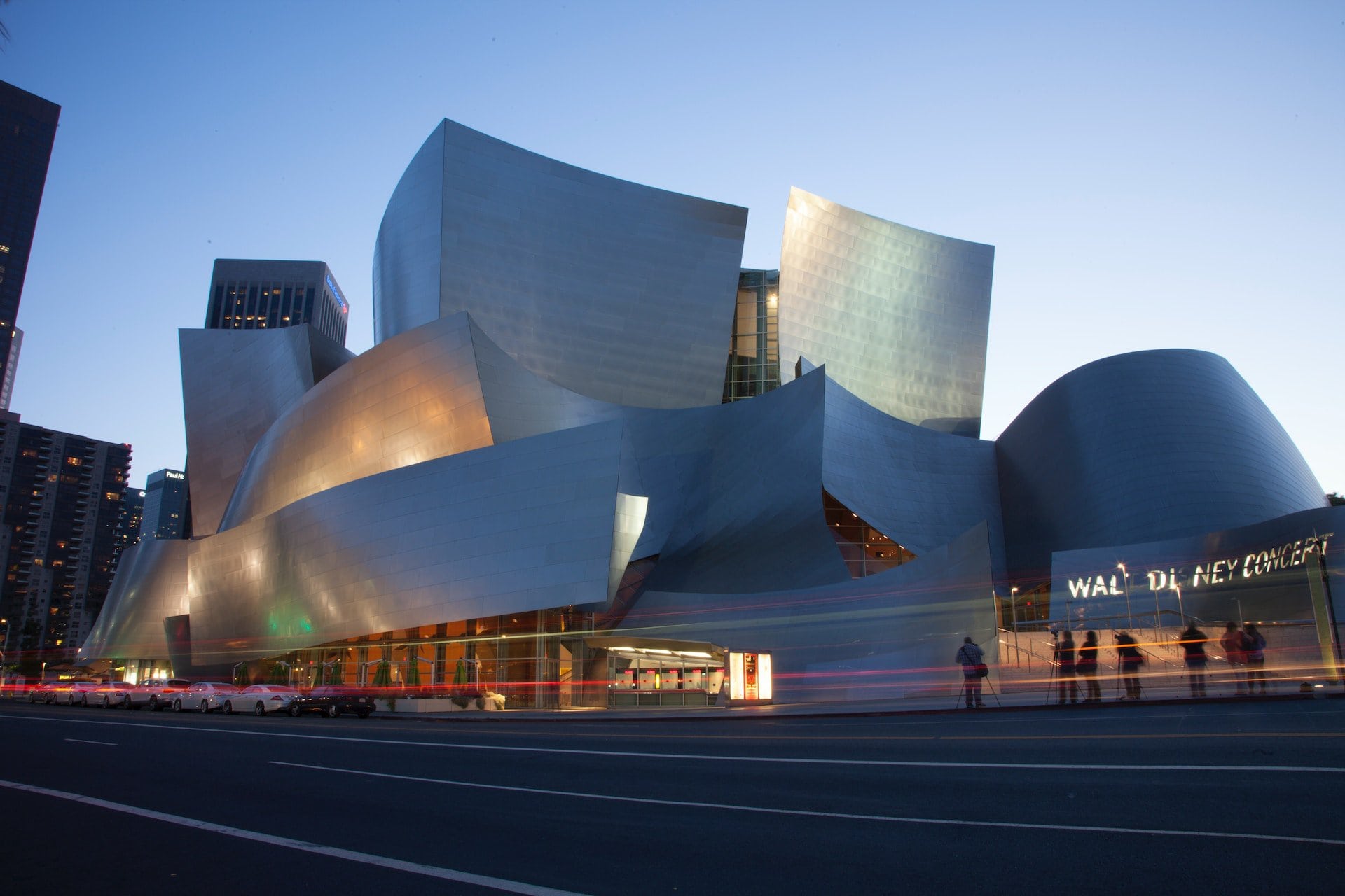 Walt Disney Concert Hall in Downtown Los Angeles