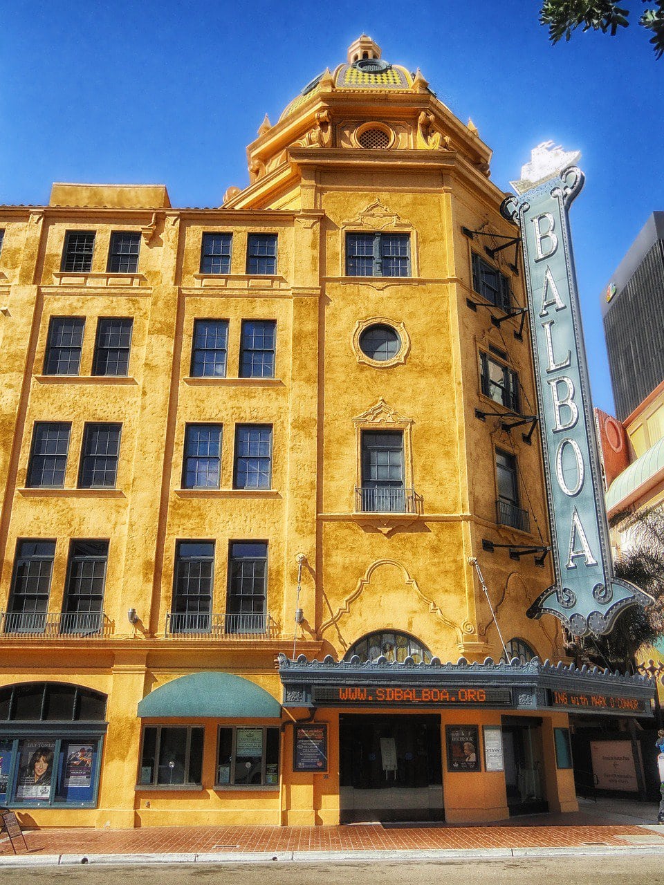 The Balboa Theatre in Downtown San Diego