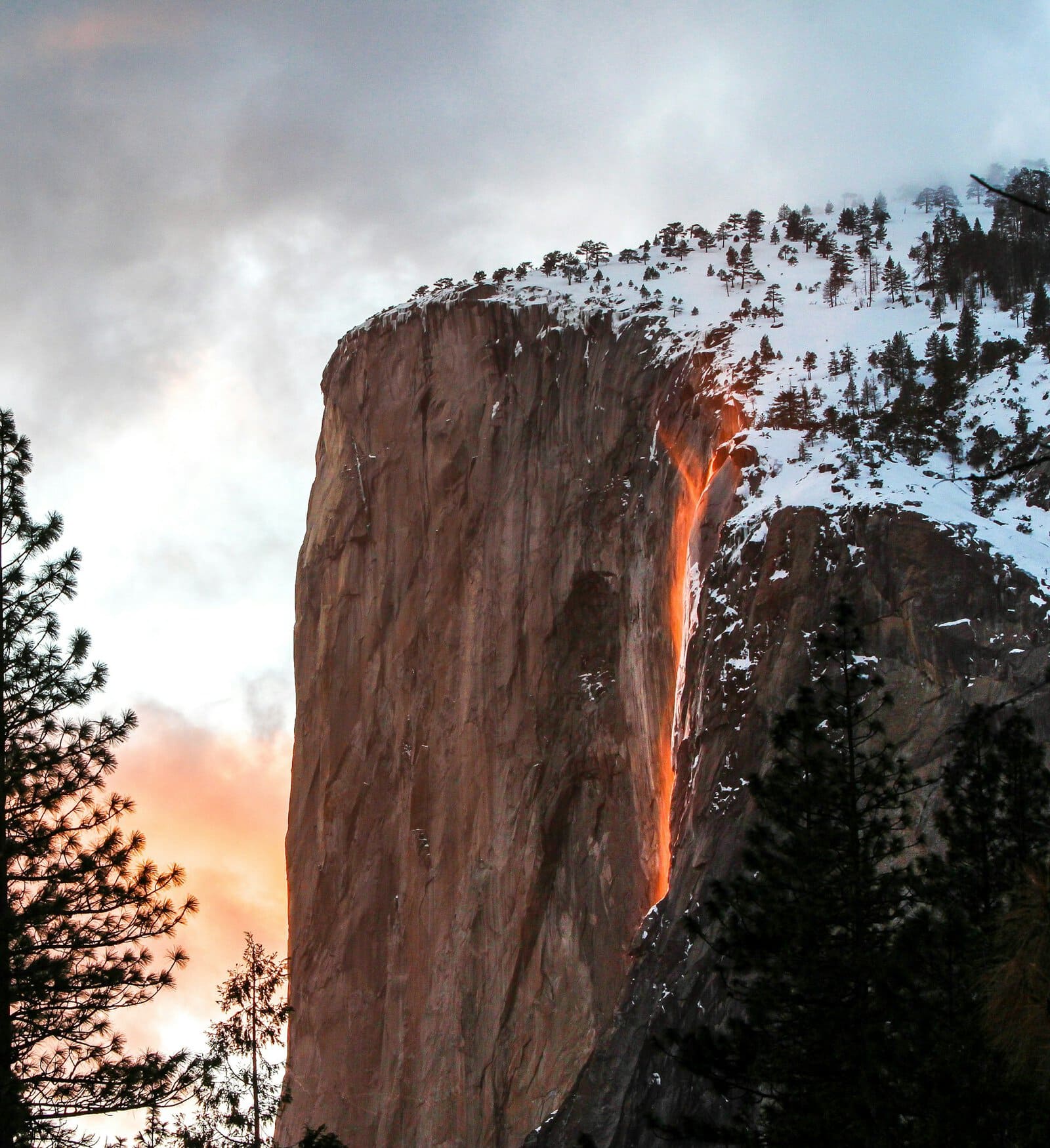 Firefall at Yosemite Park