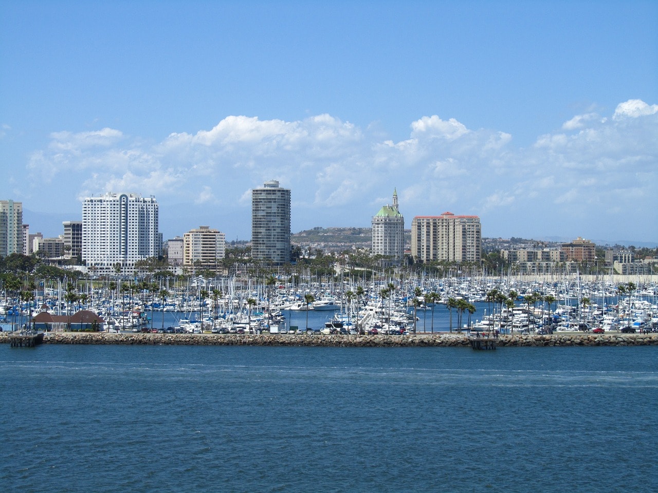 Long Beach Harbor South of Los Angeles