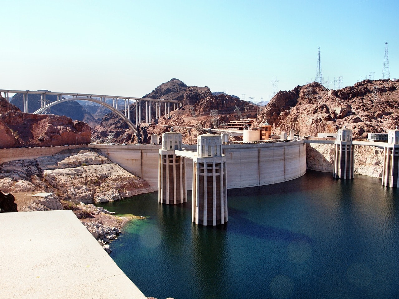 Hoover Dam and Lake Mead in Nevada
