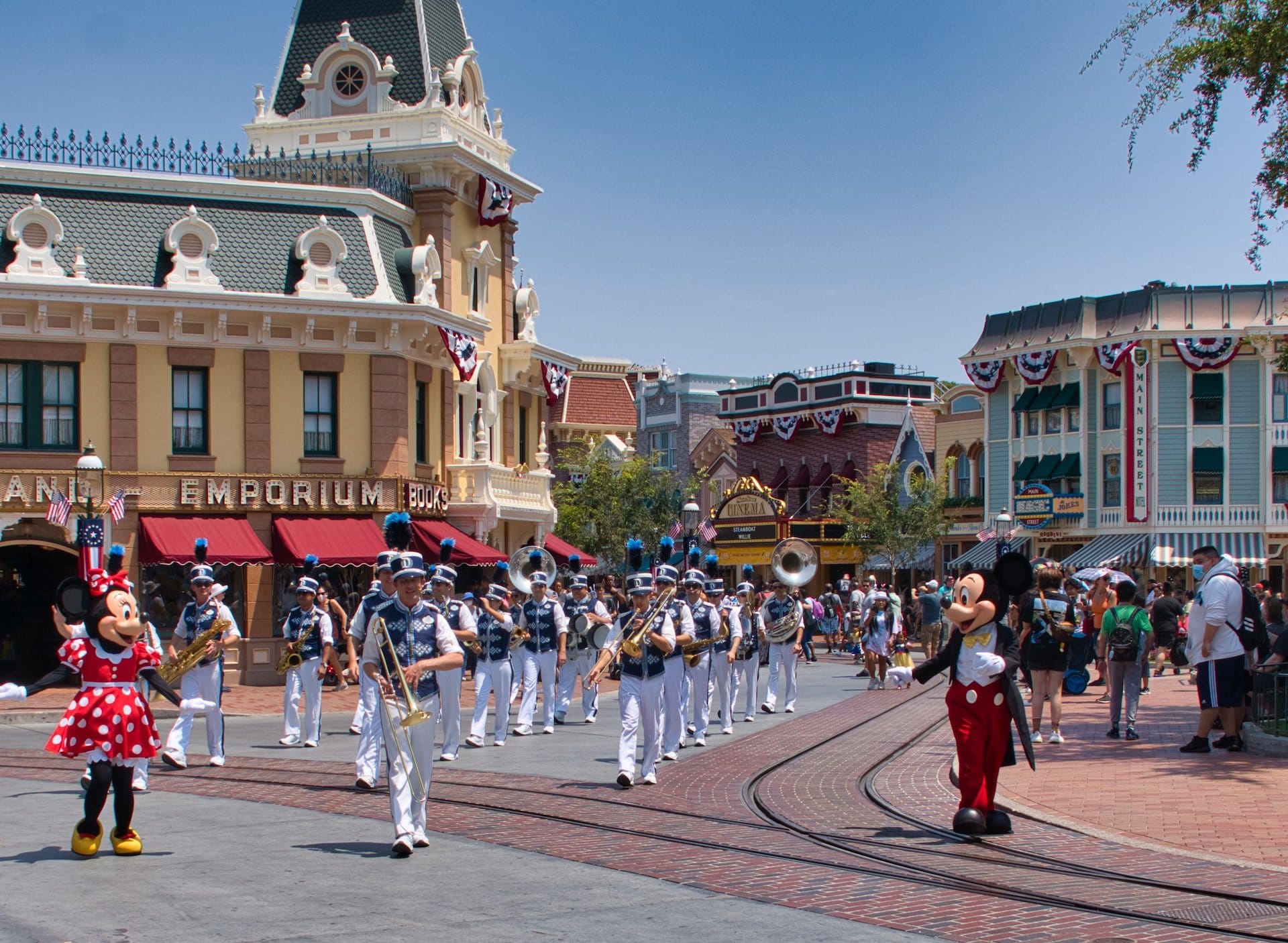 Main Street of Disneyland in California