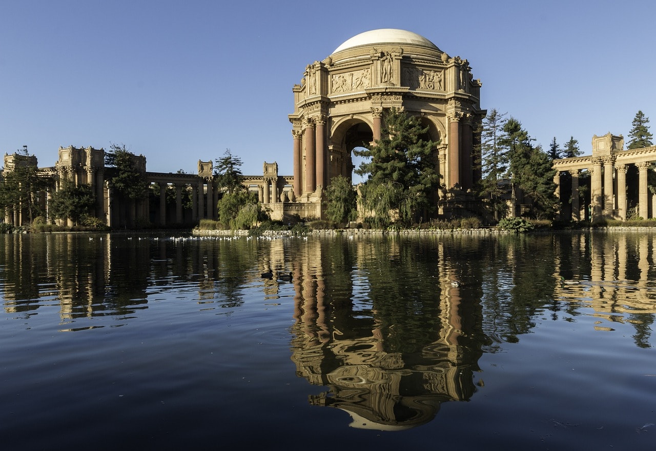 The Palace of Fine Arts in San Francisco