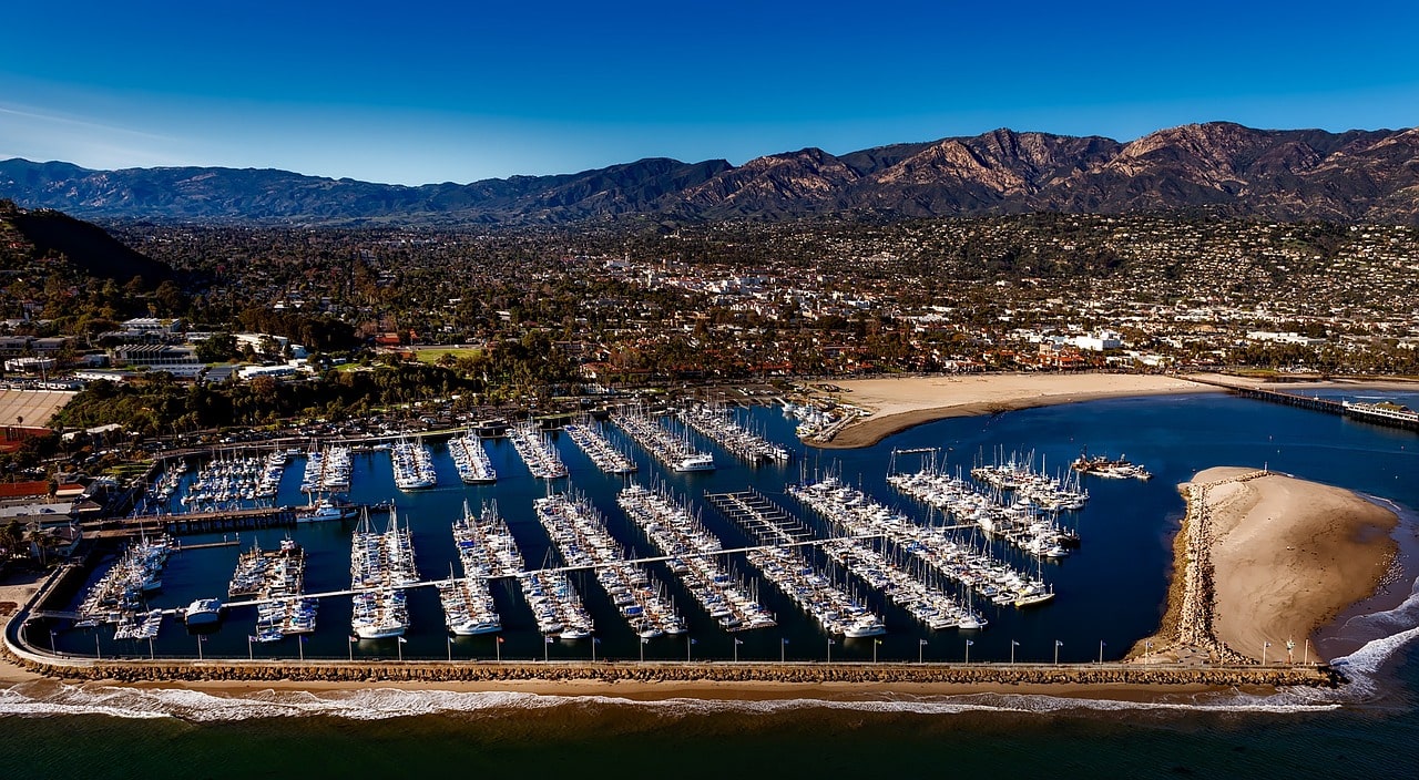 Santa Barbara Marina, California