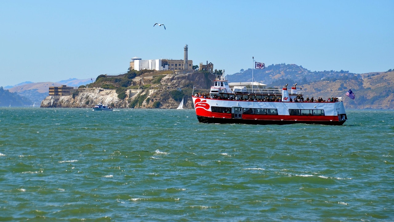 The ferry to Alcatraz Island in San Francisco