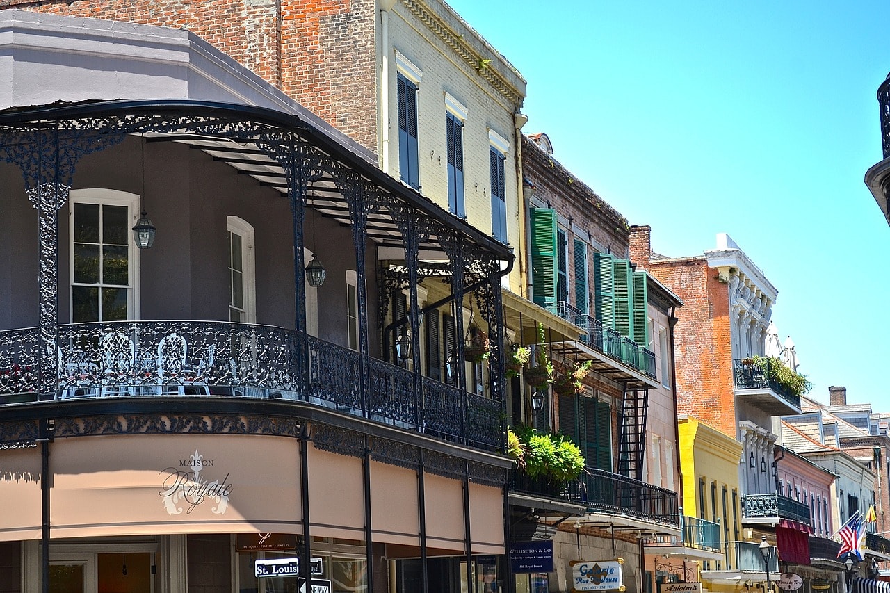 The French Quarter in New Orleans