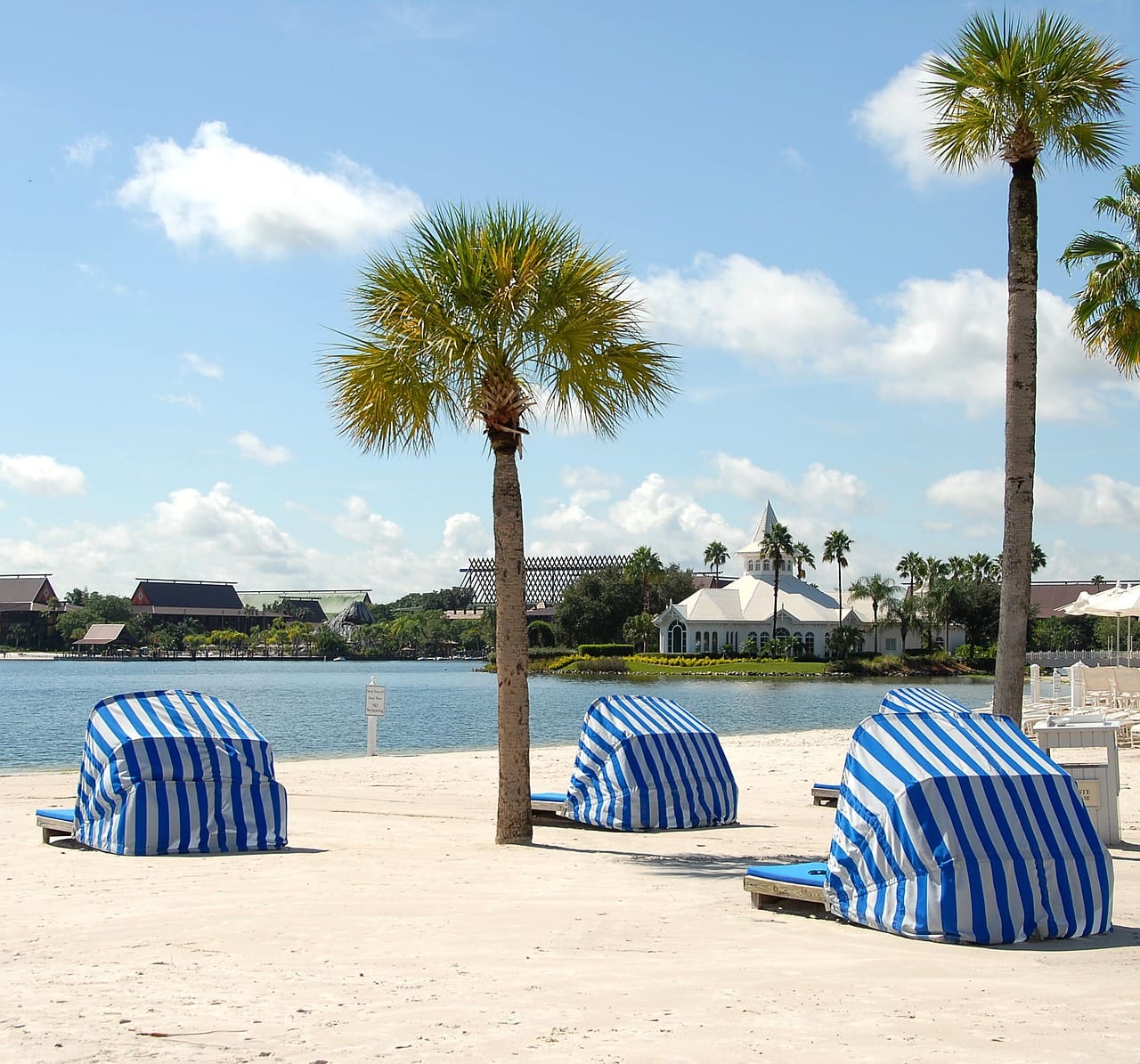 Artificial Beach on a Lake near Disney World Orlando