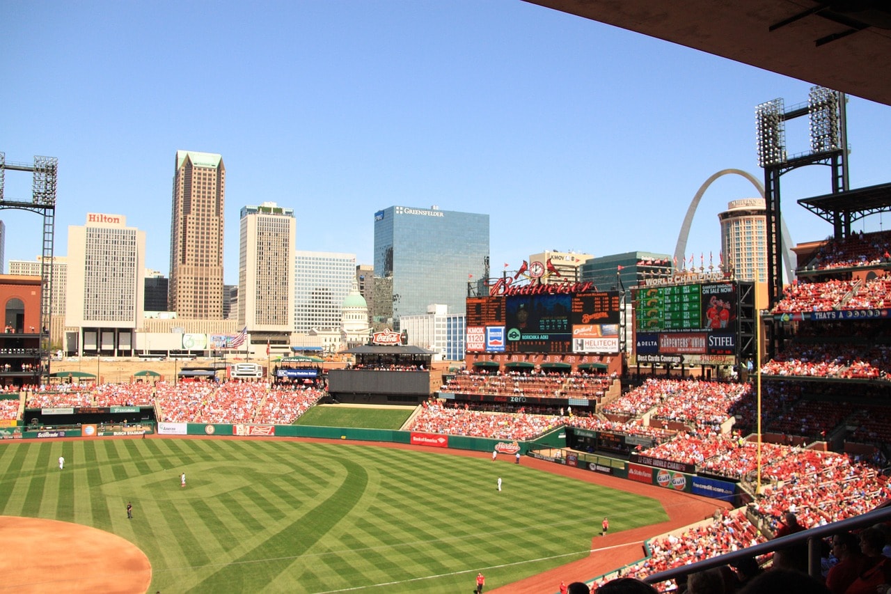Busch Stadium in Saint Louis
