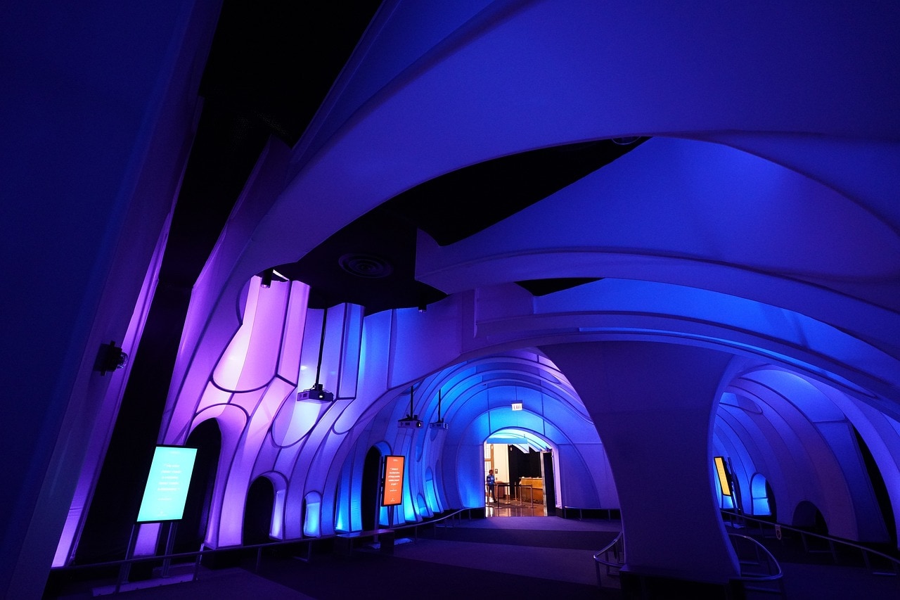 Interior of Adler Planetarium in Chicago
