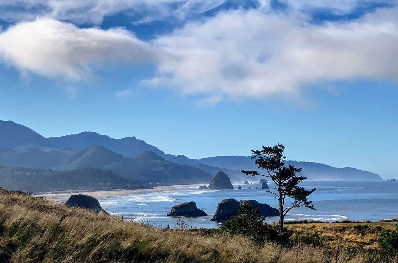 The boulders at Cannon Beach