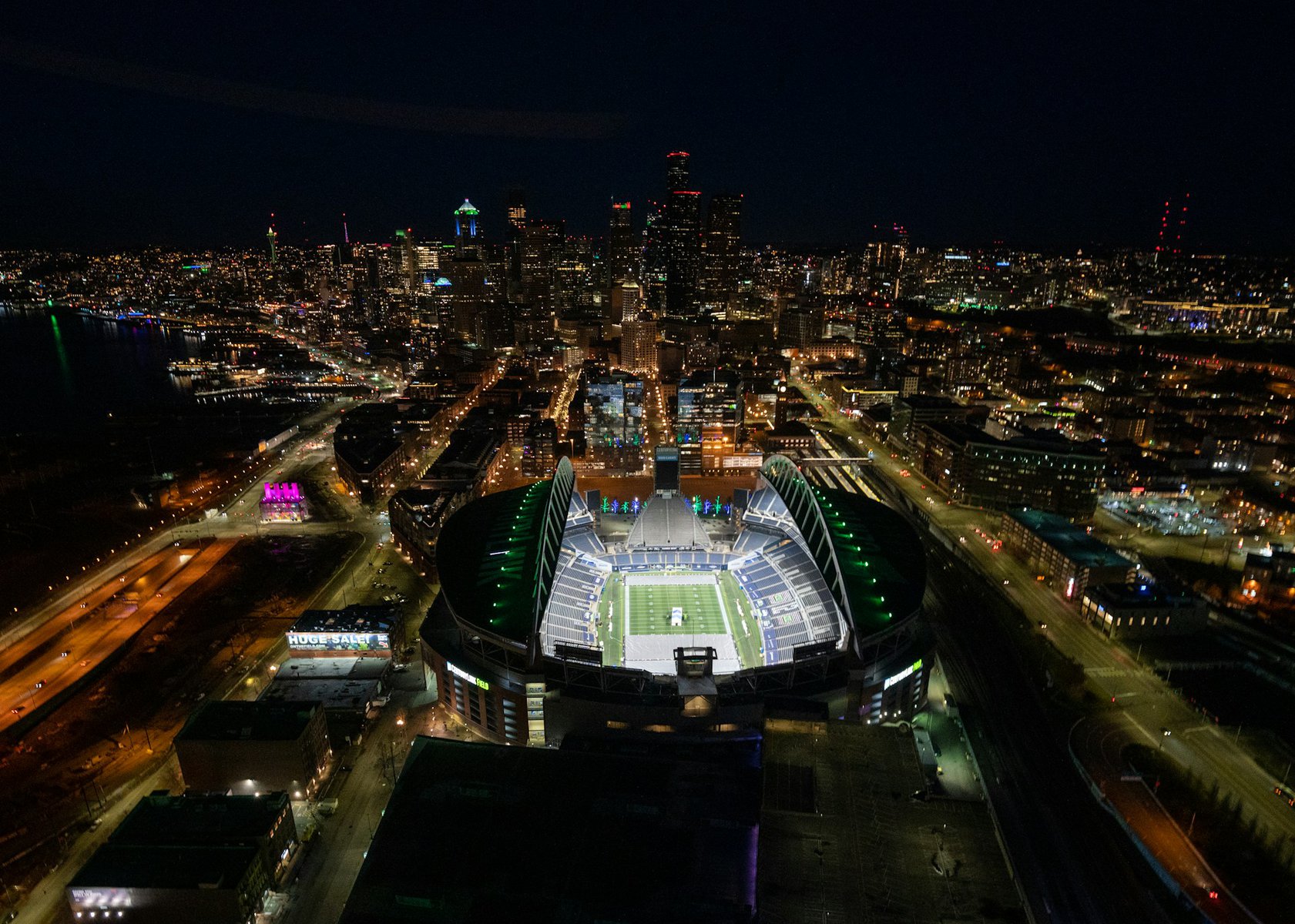 Seahawks game at Lumen Field and Downtown Seattle