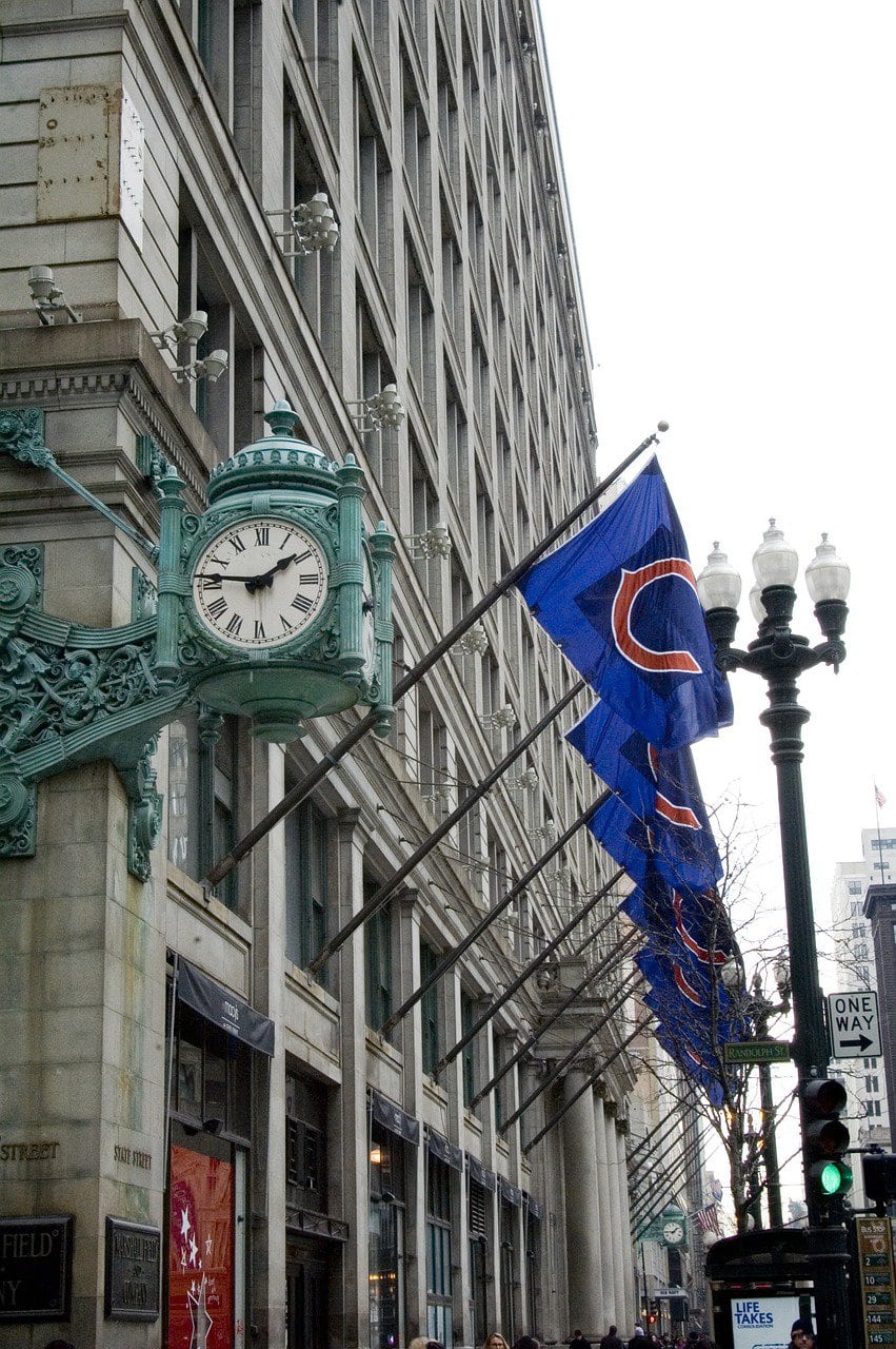 Entrance to Macy's Chicago