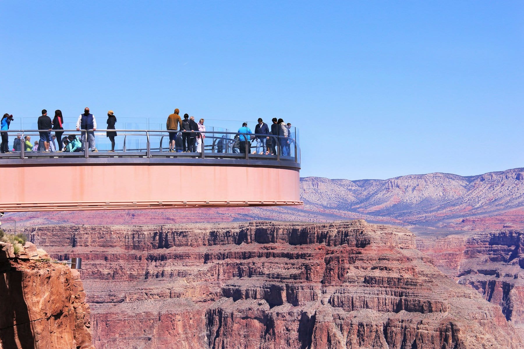 Skywalk Terrace on the West Rim of the Grand Canyon