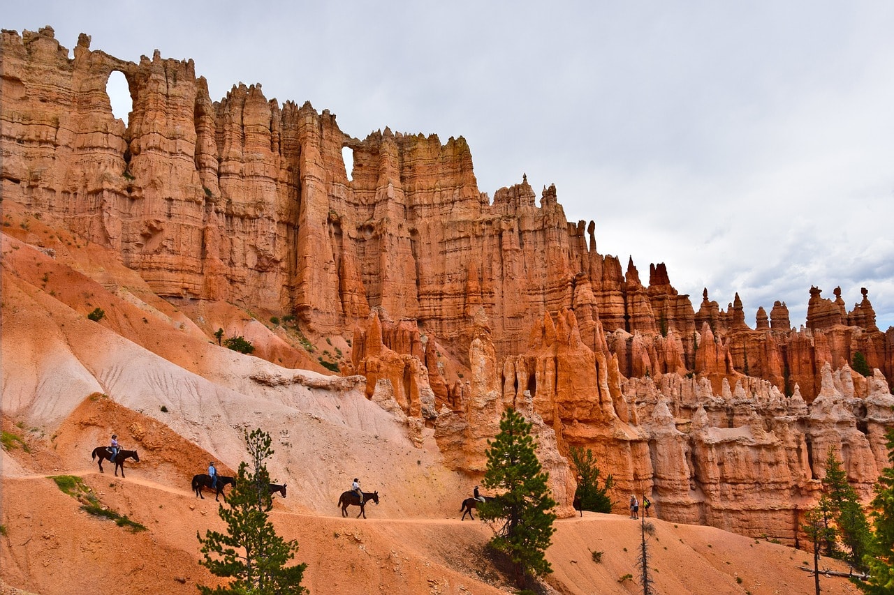 The Wall of Windows in Bryce Canyon National Park