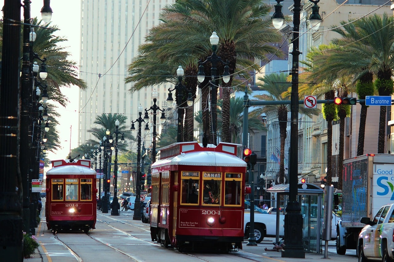 Streetcars in New Orleans