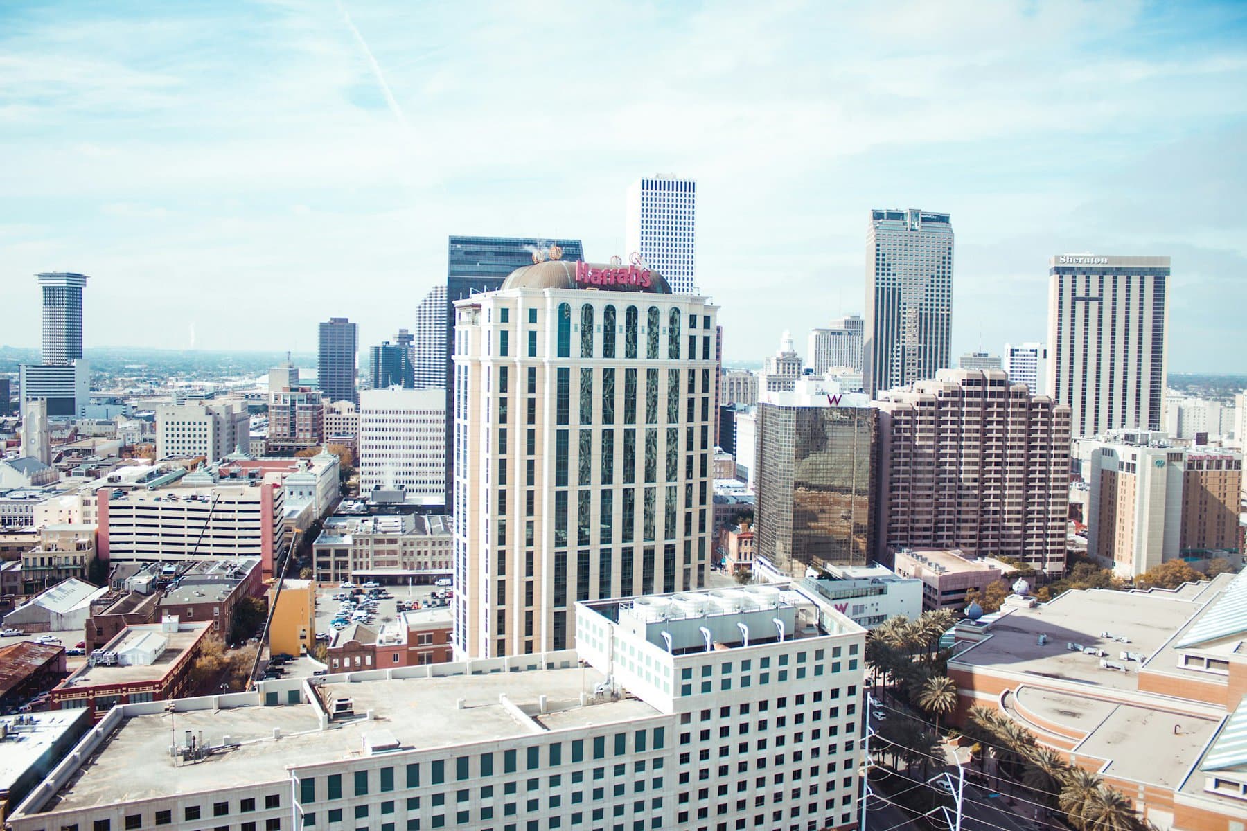 The downtown New Orleans skyline