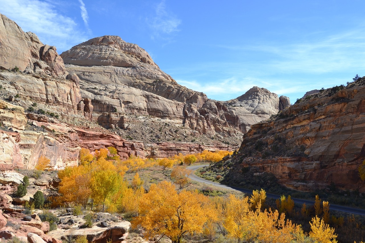 Capitol Dome in Capitol Reef National Park, Utah