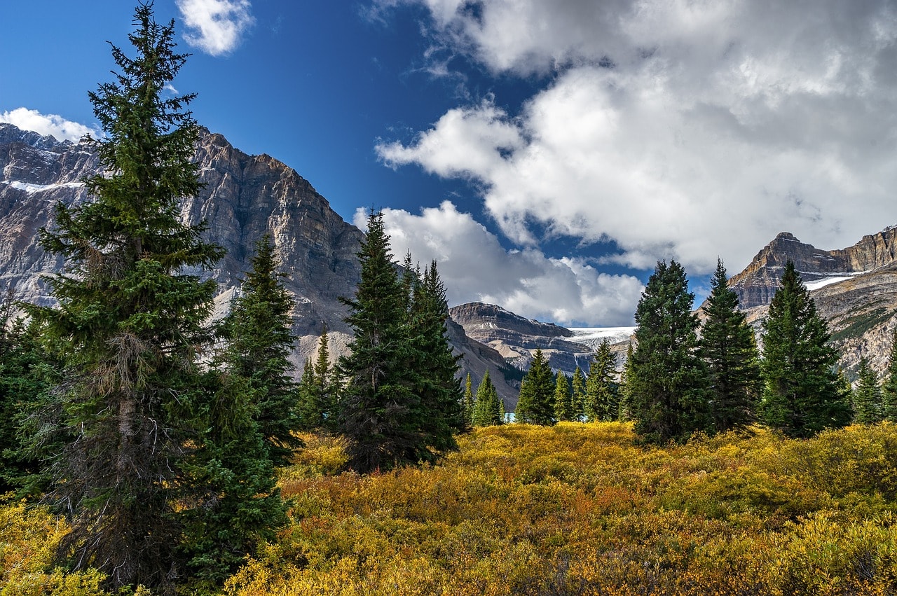 Front Range peaks in Rocky Mountain Park, Colorado
