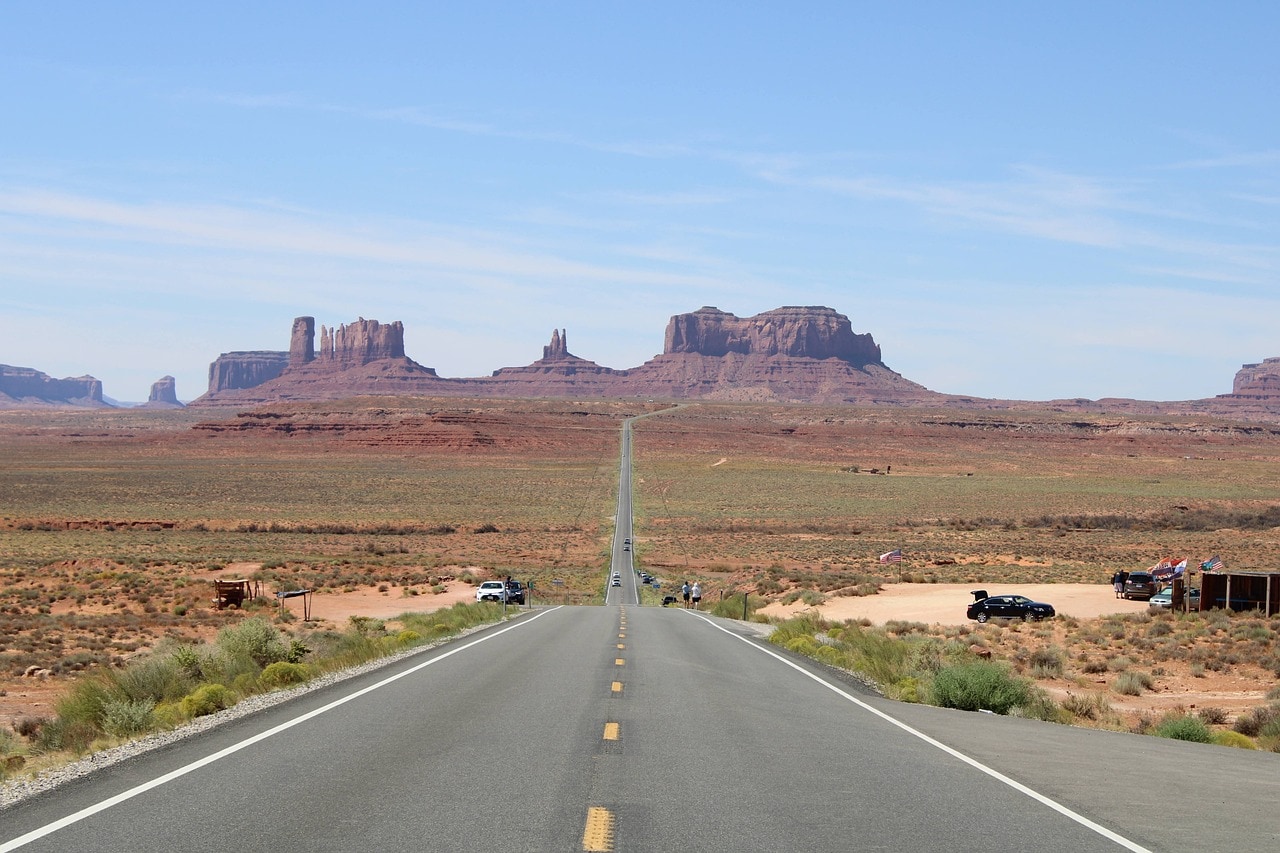 Forrest Gump Point Facing Monument Valley
