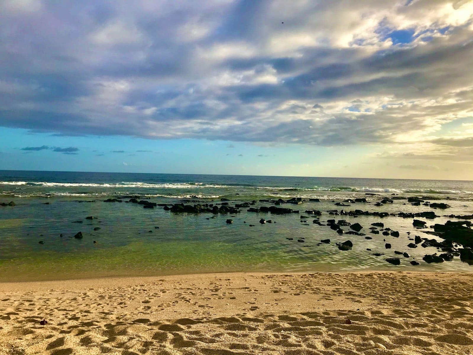Beach near Kona on Hawaii Island