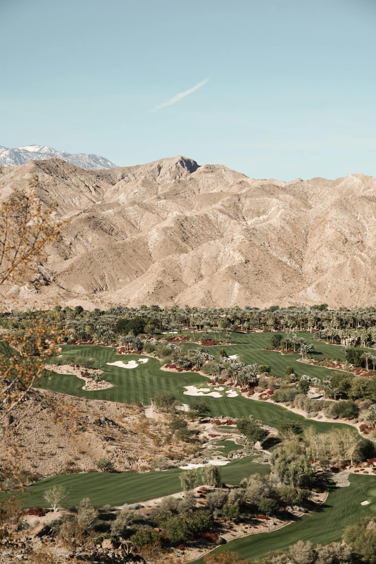 Palm Springs and the Little San Bernardino Mountains to the east