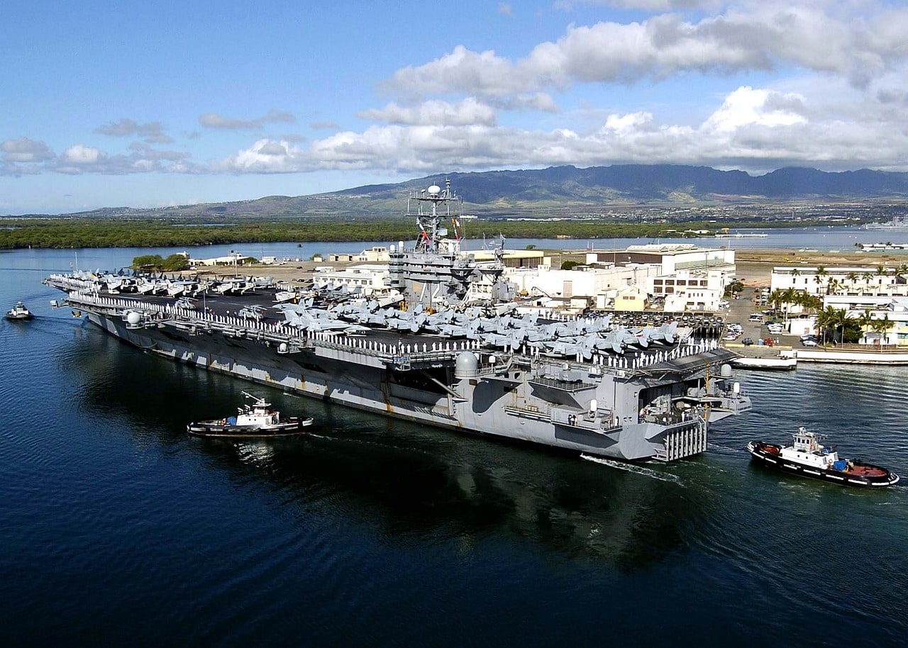 The Pearl Harbor National Memorial near Honolulu