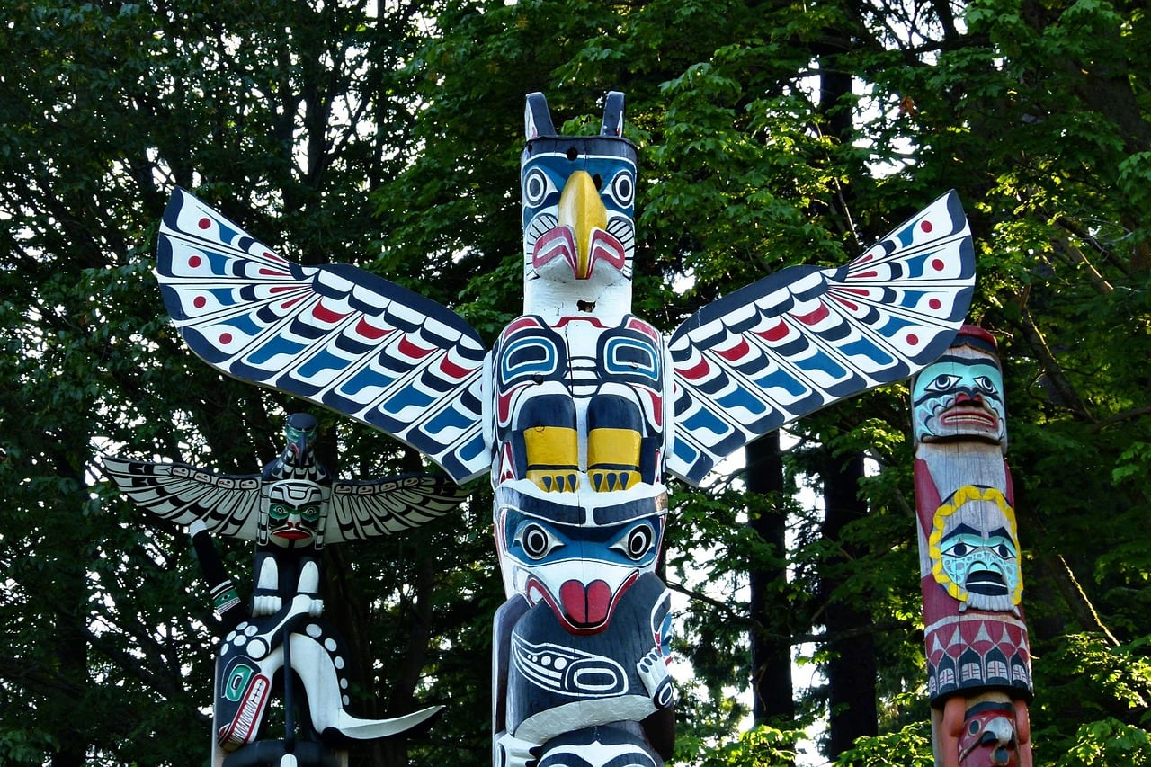 Totem Pole in Stanley Park, Vancouver