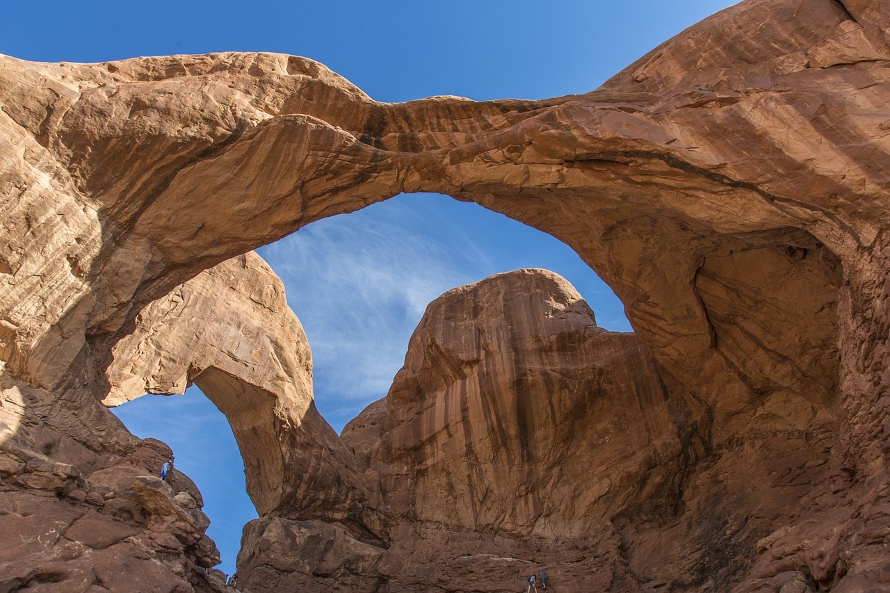 Double Arch in the National Park, Utah