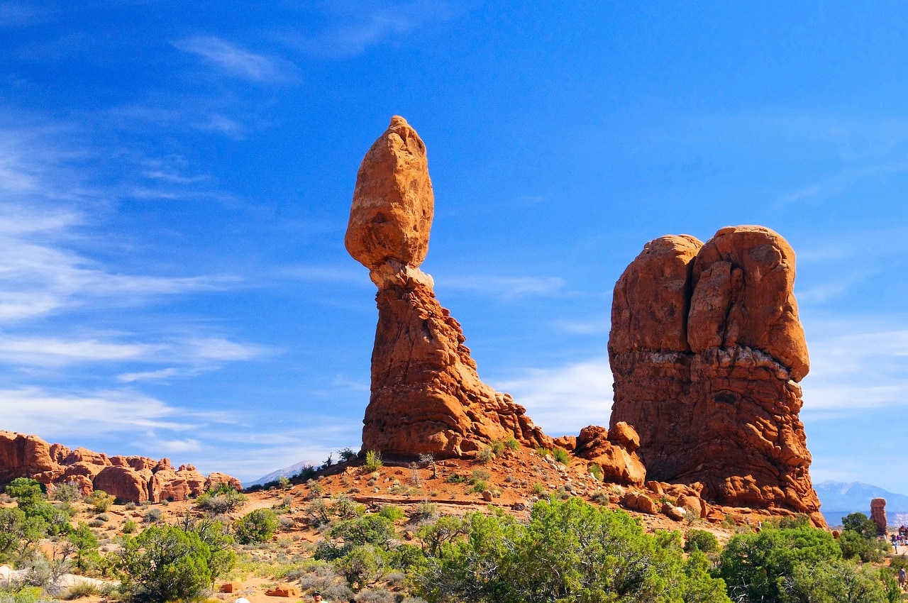Balanced Rock in Arches National Park, Utah