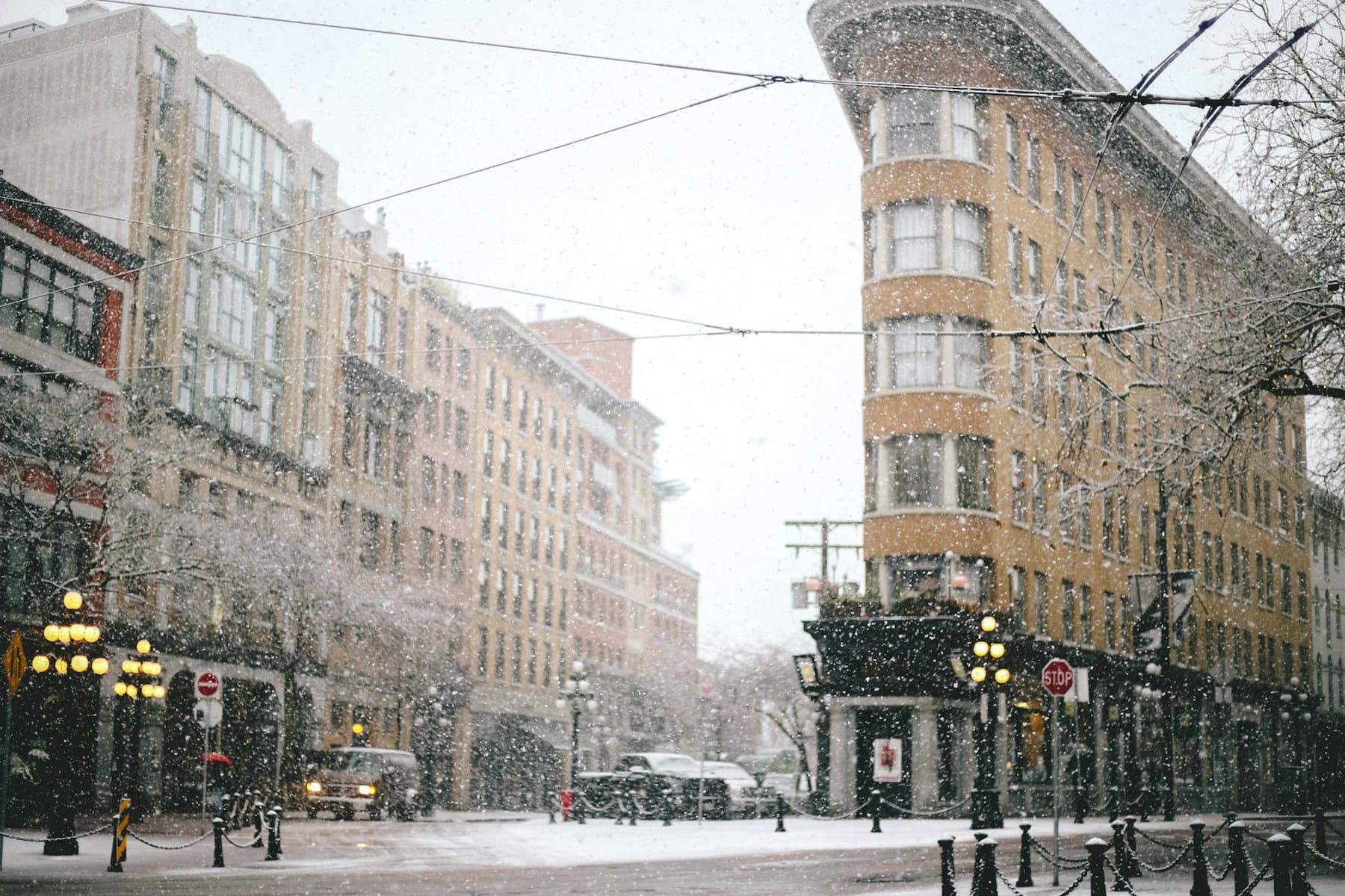 Maple Tree Square in Gastown, Vancouver