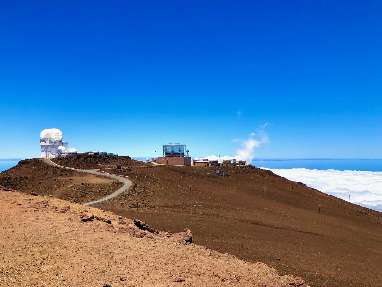 The observatory in Haleakalā National Park